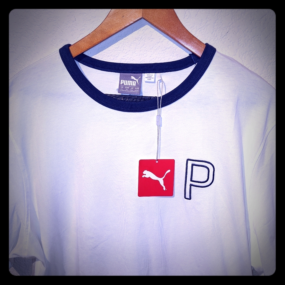 New Puma Ringer tee/ bright white TC10683